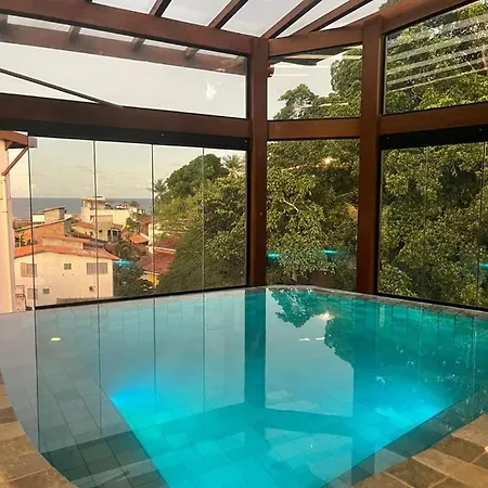 Cobertura Duplex Com Piscina E Suites Barao Vermelho Morro de Sao Paulo Exterior photo